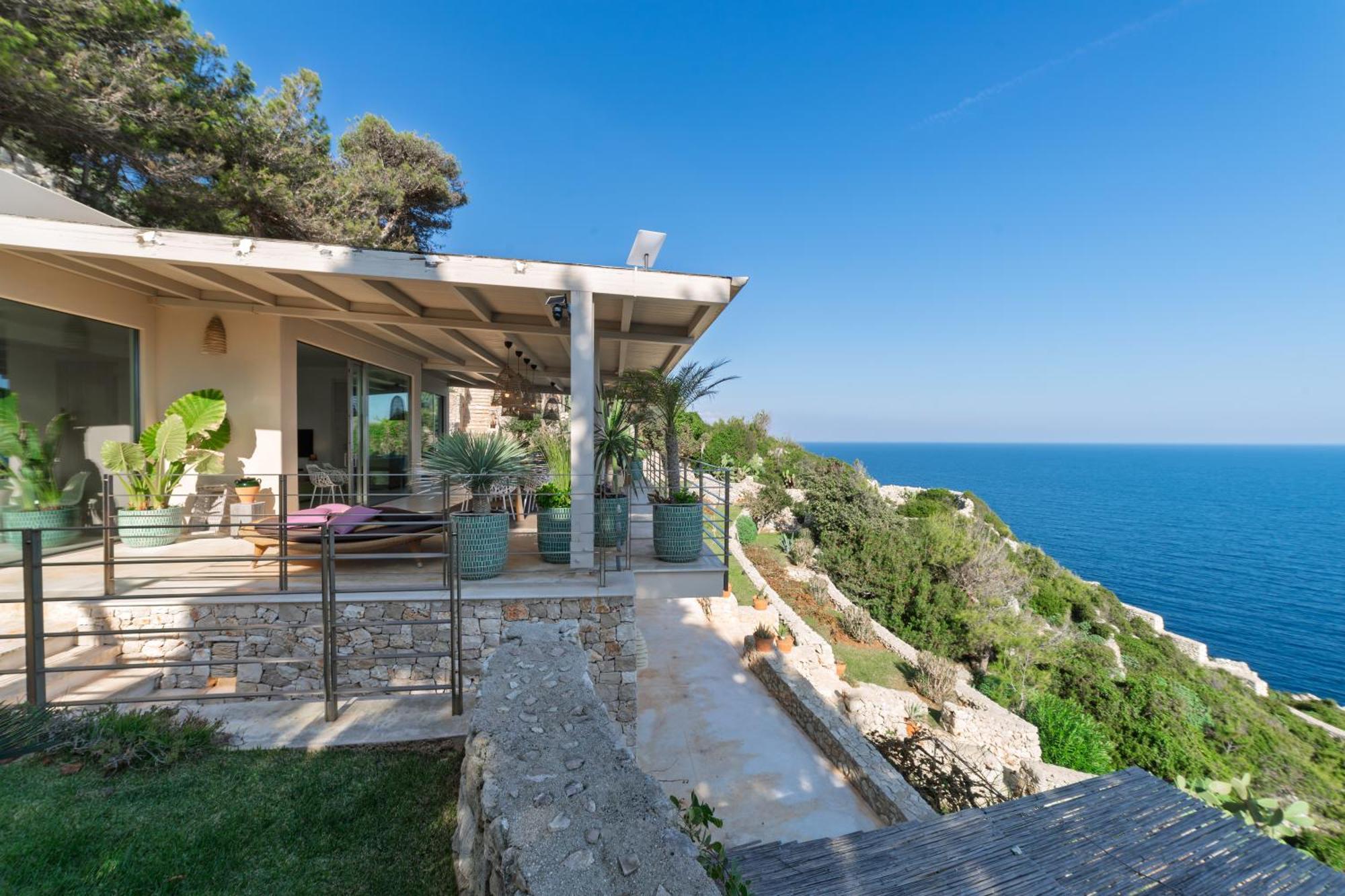 Villa Cliff Gagliano del Capo Exterior foto